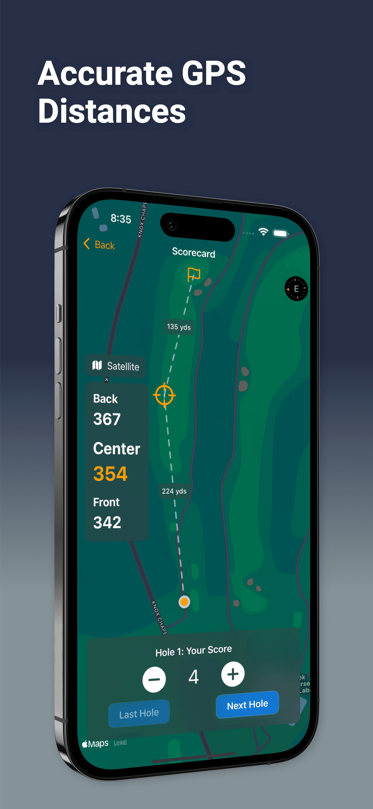 Simplify Golf App Screenshot 1
